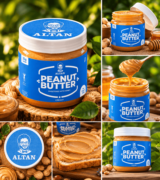 ALTAN Honey Swirl Peanut Butter | Natural Peanuts + Pure Honey | No Refined Sugar | No Palm Oil