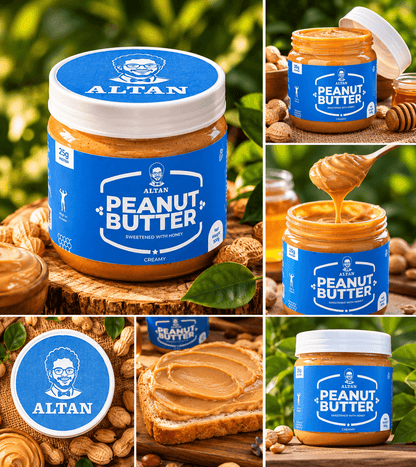 ALTAN Honey Swirl Peanut Butter | Natural Peanuts + Pure Honey | No Refined Sugar | No Palm Oil
