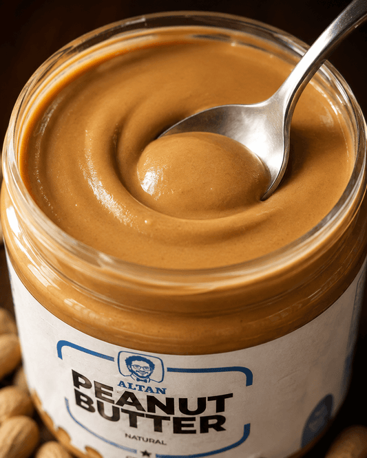 ALTAN Natural Peanut Butter | 100% Roasted Peanuts | No Added Sugar | No Palm Oil | High Protein