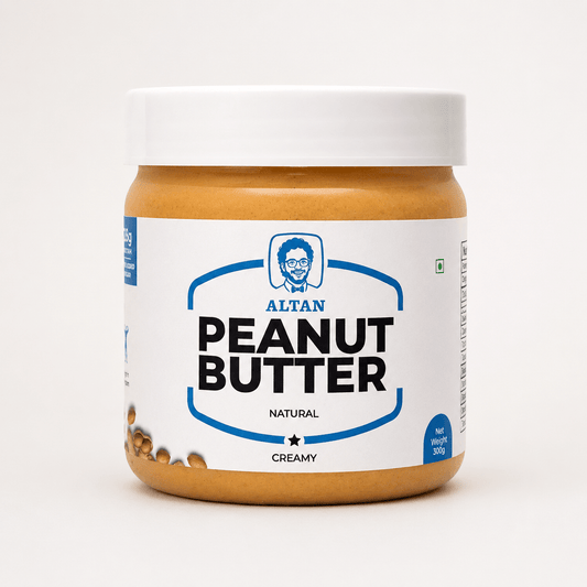 ALTAN Natural Peanut Butter | 100% Roasted Peanuts | No Added Sugar | No Palm Oil | High Protein
